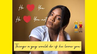 How to know if a guy likes or loves you. ||Nigerian Youtuber #stayhomestaysafe