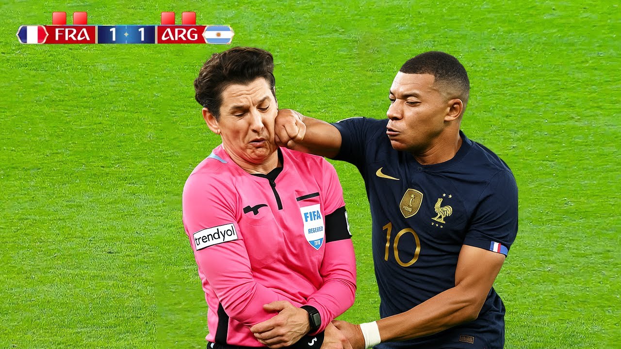 Players Vs Referees Extreme Moments Youtube