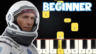 Interstellar - Hans Zimmer | Beginner Piano Tutorial | Easy Piano