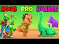 Dino bash - NOOB vs PRO vs HACKER - 👠👖🤵💂️🥉️🎻