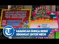 Semangati Tim Medis yang Positif Corona dengan Karangan Bunga