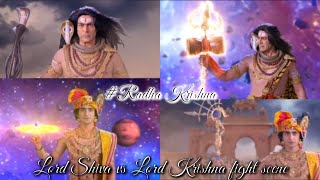 Lord Krishna vs Lord Shiva Fight Scene || RadhaKrishna #Radhakrishna #ShivaVsKrishna #ShivaVsVishnu