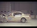 2000 Nissan Maxima moderate overlap IIHS crash test