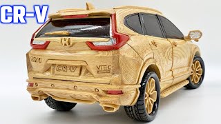 HONDA CR-V 2022 || Wood Carving || Woodworking Art Video || Lakadi Ki car  || #trending