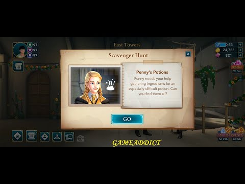 HARRY POTTER HOGWARTS MYSTERY– Scavenger Hunt, Penny's Potions, All Correct Locations/Answers