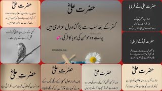 Hazrat Ali ka farman hai ❤/ Urdu shayri collection/ Islamic Quotes/ heart touching lines