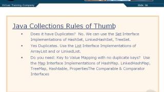Advanced Java tutorial - Rules of Thumb