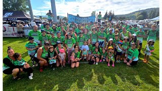 Line dancing in Tikapa 2025 with the whanau