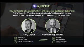 🔄 Mastering High-Level Snapshots: Insights with Gary from myCRMSIM \u0026 Michael 'The Snapshot Dude' 📊