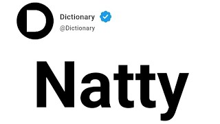 Natty Meaning In English