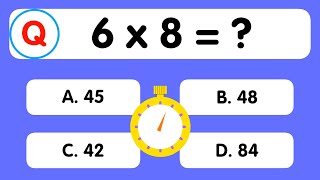 Maths Quiz for kids | Multiplication table Quiz for kids | Quiz Time |
