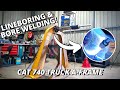 Line boring & Bore welding CAT 740 Truck A-frame | Sir Meccanica WS2