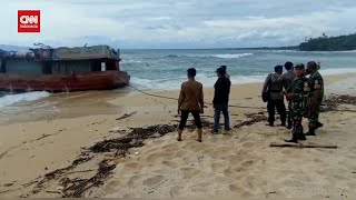 Penampakan Kapal Misterius Terdampar Di Alas Purwo Banyuwangi