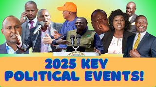 5 KEY POLITICAL EVENTS IN 2025 THAT WILL SHAPE KENYA AND 2027 ELECTIONS