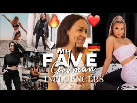 MY FAVORITE GERMAN INFLUENCERS 🇩🇪🔥 - YouTube