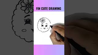 HOW TO DRAW CUTE COTTON CANDY CUTE DRAWING {#how #cute #drawing #youtube #shorts #video }