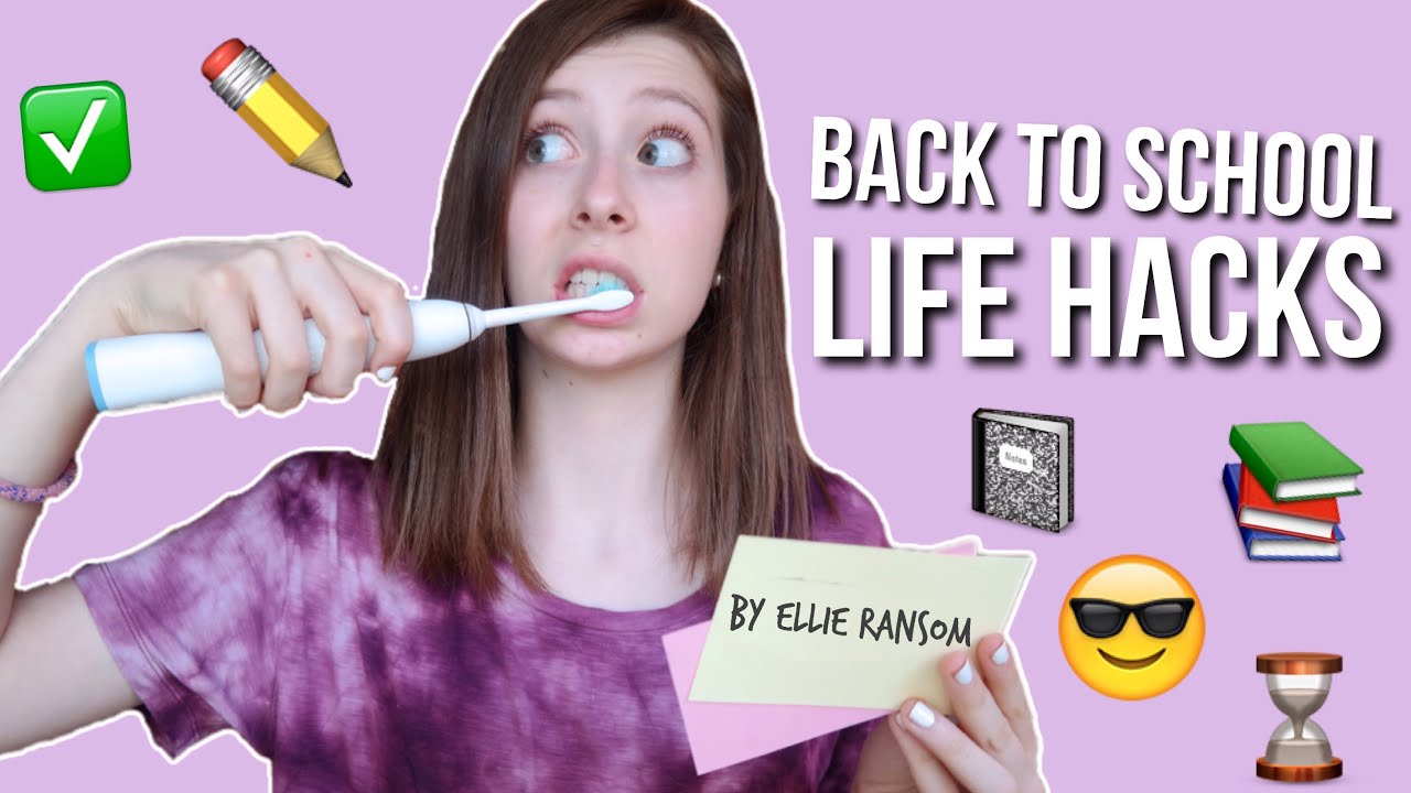 10 Life Hacks For Back To School! Tips & Tricks To Be Successful In ...