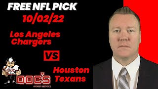 NFL Picks - Los Angeles Chargers vs Houston Texans Prediction, 10/2/2022 Week 4 NFL Free Picks