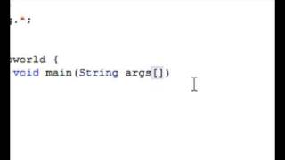 Java game programming episode 1 simple Hello World