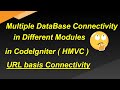 Multiple Database connectivity According to Different Modules In CodeIgniter HMVC Pattern