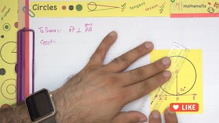 Tangent is perpendicular to radius |Theorem 10.1| Class 10 |Chapter 10 |Circles | NCERT Maths| CBSE