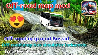 new extremely off-road map mod Bussid | off-road map mod bus simulator Indonesia | off-road map |