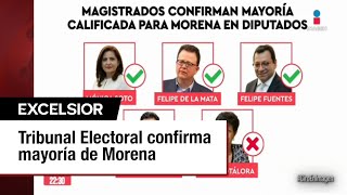 TEPJF avala mayoría calificada de Morena y aliados en Cámara de Diputados