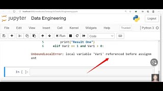 How to fix : Local variable referenced before assignment In Python