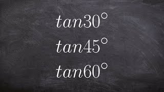 How do you evaluate for tangent function on unit circle