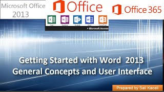 Word 2013 Tutorial: Getting Started with Word