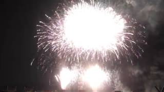 【4K】東大阪ふれあい祭り花火　花園ラグビー場後編