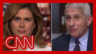 Erin Burnett: Fauci opens his mouth with facts, Trump does not
