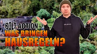 Battlereport: Bolt Action MIT HAUSREGELN | Canadians vs. German Artillery List (1250 P)