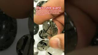 What is black rutile quartz used for? #naturalgemstones #certified #gemsguru #youtubeshorts #shorts