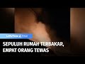 Sepuluh Rumah di Medan Terbakar, Empat Orang Tewas | Liputan 6