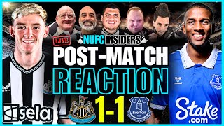 NUFC Insiders LIVE: Newcastle 1-1 Everton | Post Match Reaction