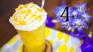 4stepで出来るフローズンパイナップルドリンクの作り方| 4 Step Sweets Frozen Pineapple drink  : Sweets In 4steps