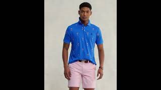 Polo Ralph Lauren Printed Mesh Polo Shirt SKU: 9734241