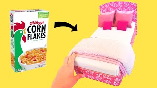How to make a BED for BARBIE doll EASY