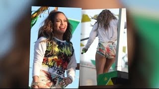 J-Lo Heats Up The Set Of FIFA World Cup Anthem Music Video | Splash News TV | Splash News TV