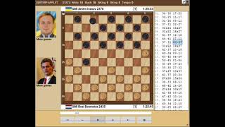 Roel Boomstra-Artem Ivanov.Draughts.Riga Open Letland 2022.Draughts