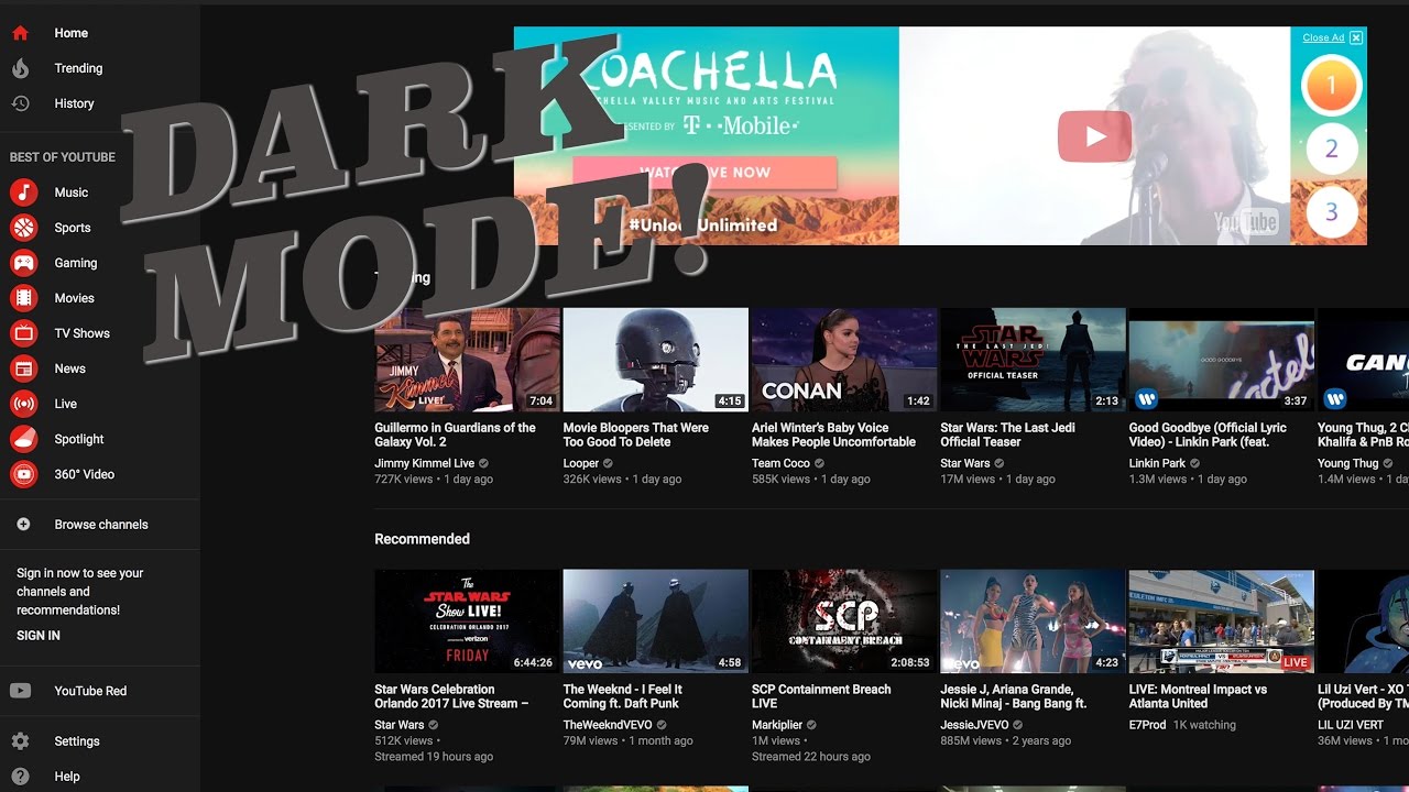 Youtube Dark Mode How To Activate New Layout Youtube Youtube Dark Mode How To Activate New Layout Youtube
