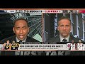 Stephen A. to the Clippers You better NOT lose this damn series!  First Take