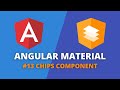 Angular Material #13 - Chips Component