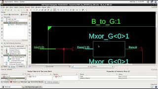 Binary to Gray code converter using VHDL code