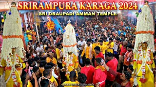 Srirampuram Karaga 2024 | 60th Year Karaga Festival | Sri Draupadi Amman Temple Srirampura Bangalore