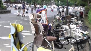 Amazing Japanese bikes with child seat what convenience!! video by Arif Herekar