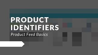 Product Identifiers