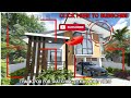 split level house design idea 8x10 meters 3bedroom