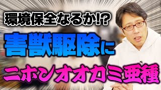 ニホンオオカミの亜種で害獣駆除！？